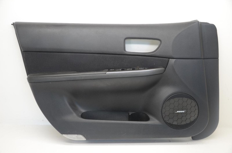 06-08 Mazda Speed6 2.3L Driver Left Front Black Door Trim Panel GP9A68450L02