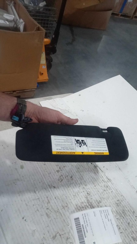 2015 BMW 650i Black Used Sun Visor OEM Part 367027 138k Miles