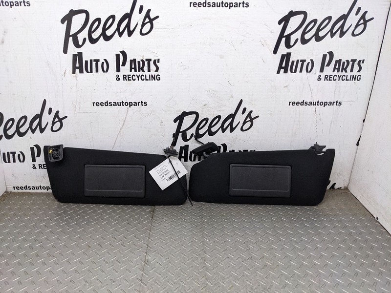 04-08 Ford F-150 Harley Davidson Sun Visor Set Black Sunvisors Driver Pa 1190502