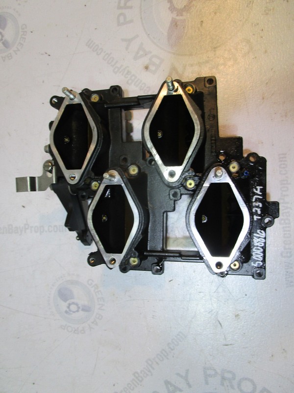 5000886 5000323 Evinrude Johnson Ficht Upper Intake Manifold Assembly & Reeds