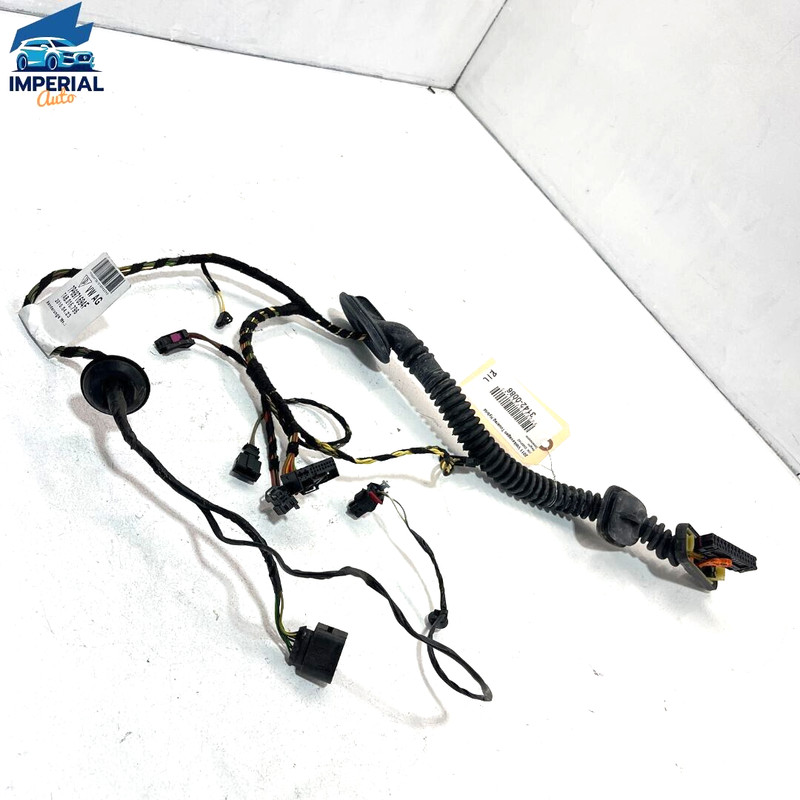 2011-2014 Volkswagen Touareg Rear Left Driver Side Door Wire Wiring Harness OEM