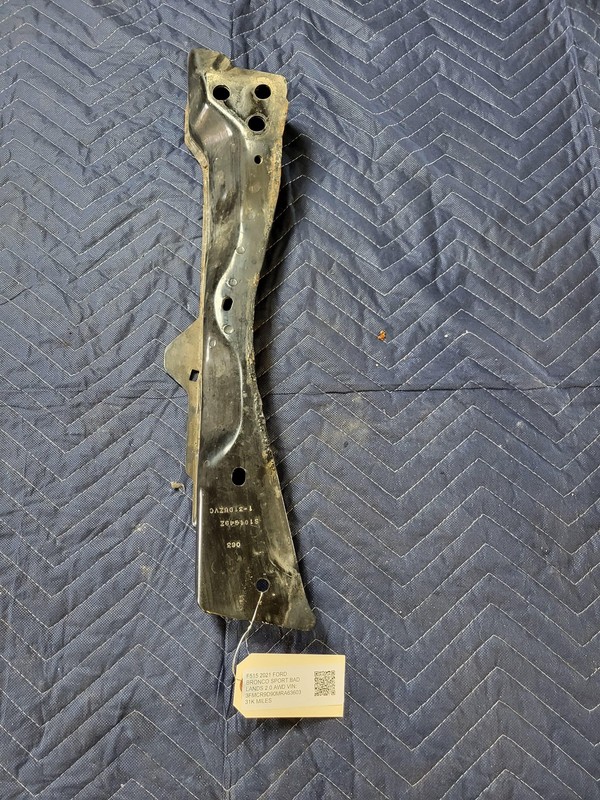 Used Oem Ford Left Radiator Floor Crossmember Bracket for Bronco Sport 21-24