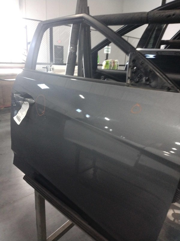 2015 Hyundai Veloster Right Door Grey Used with Dents & Rust Scratches