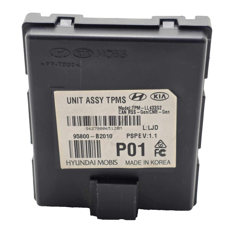 Kia Soul TPMS Suspension Control Module Gasoline Model 2017 P/N 95800B2010