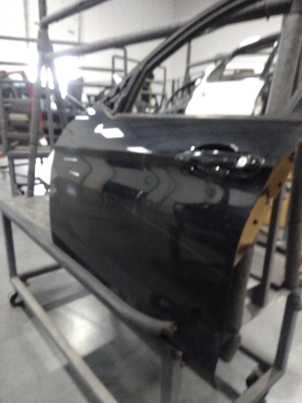 2015 BMW X1 Front Left Door Black A96 Light Scratch OEM Used Part 112735