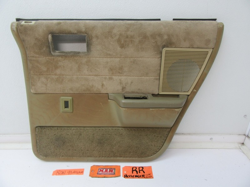 DOOR PANEL RIGHT REAR BACK R RH RR PASSENGER SIDE 89-95 ACCLAIM LEBARON SPIRIT