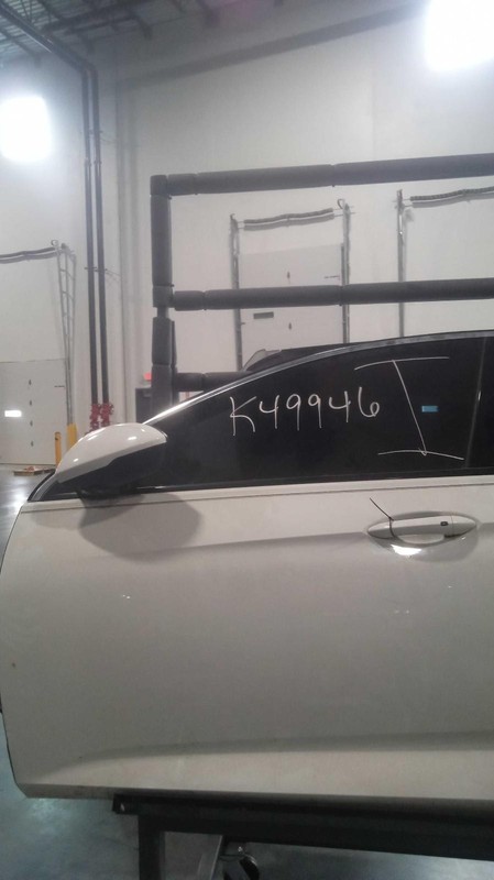 2018 Buick Regal LH White Door Assembly - Used, Scuffed, 93000 Miles