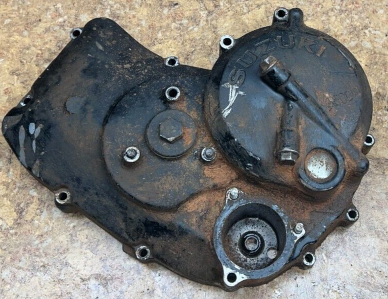1985 Suzuki LTF 250 ATV Quad Runner Engine Motor Clutch Casing Cover LT250