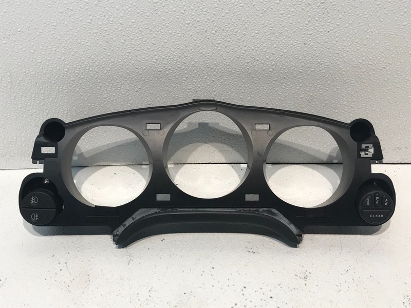 98-03 Jaguar XJR XJ8 VDP X308 Speedometer Cluster Surround Bezel w/ Switch OEM