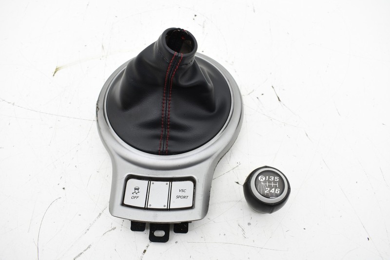 2013 Subaru BRZ Leather Shifter Boot Shift Trim Bezel Manual Trans OEM KW42