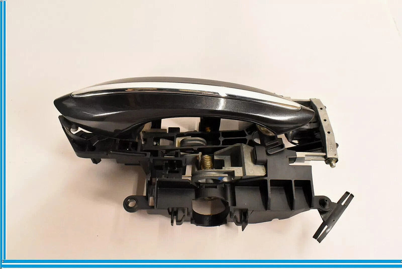 09-15 BMW 750i 750Li Front Right Side Exterior Door Handle w/ Bracket Black OEM