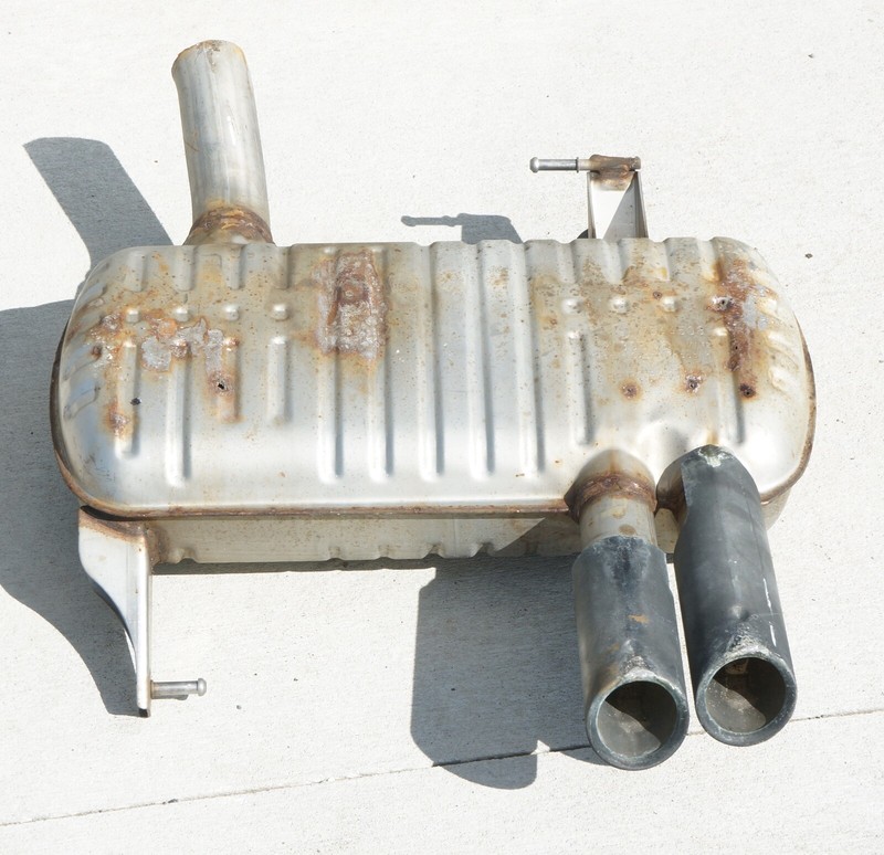 2007 - 2013 BMW 335i328i REAR EXHAUST MUFFLER DUAL TIP