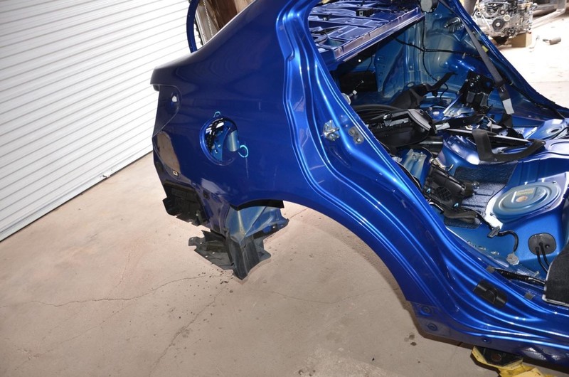 Blue Passenger Right Rear Quarter Panel Fits 15-21 WRX