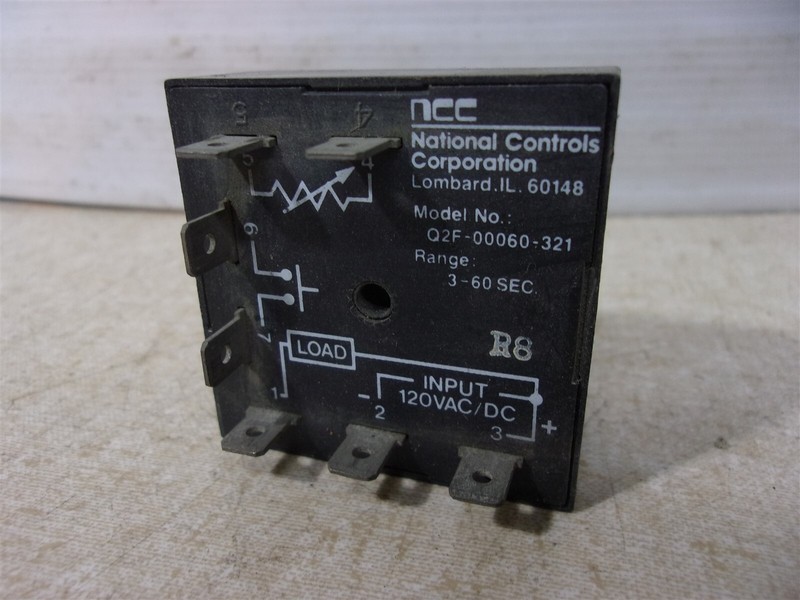 NCC Q2F-00060-321 Timing Relay *FREE SHIPPING*