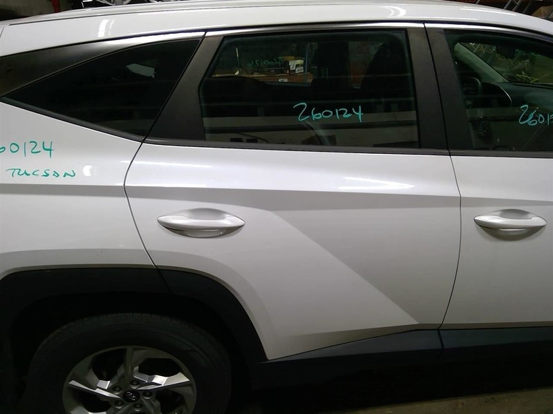 Passenger Rear Side Door US Built Light Tint Glass Fits 22-24 TUCSON 1774567