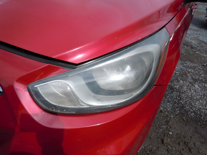 2012-2014 Hyundai Accent Halogen Headlight Driver Left W/O Projector