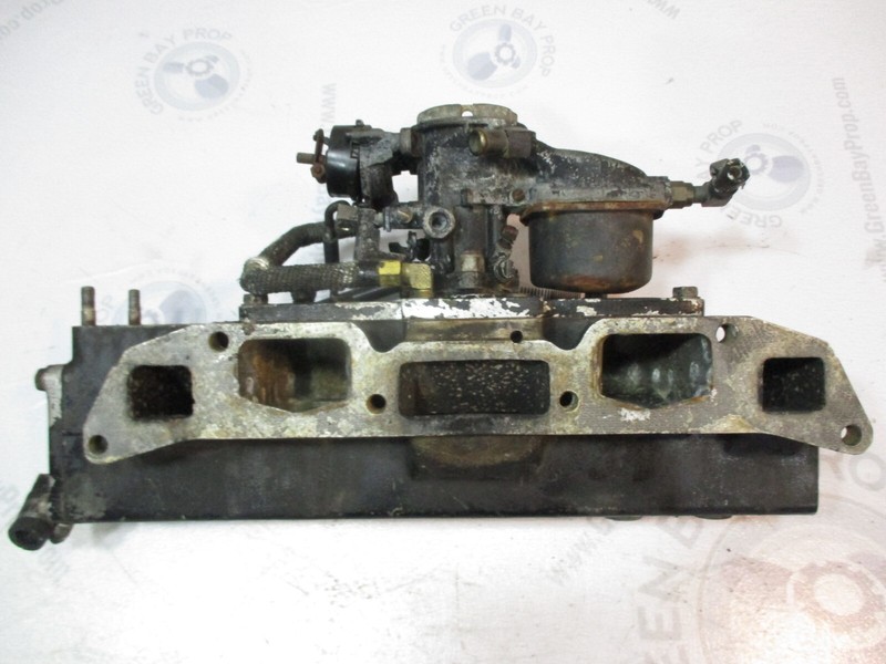 48469 Mercruiser Stern Drive Renault Exhaust Manifold & Carb 80 HP I/L4 1966-69