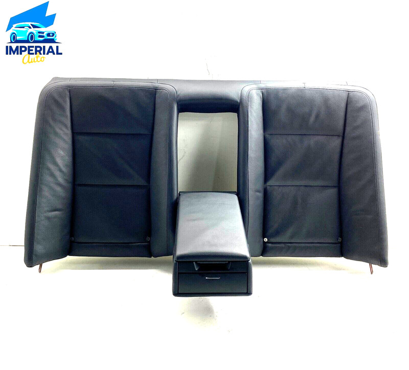 2010-2013 MERCEDES-BENZ S550 W221 REAR BACK SEAT CUSHION UPPER LEATHER BLACK OEM