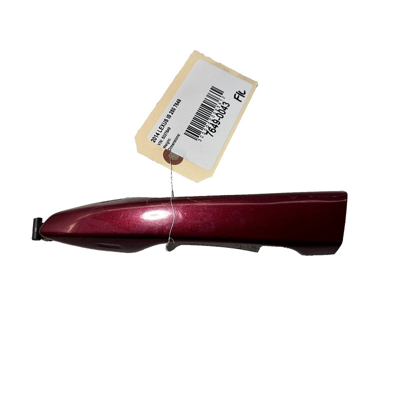 2006-2015 LEXUS IS250 LEFT DRIVER SIDE EXTERIOR DOOR HANDLE RED/3R1 DEFECT OEM