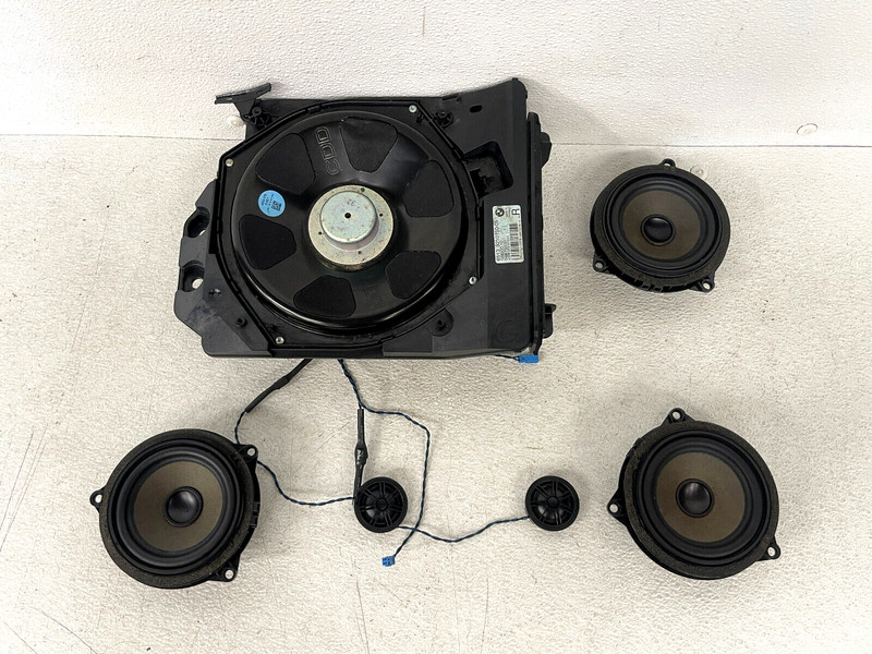⭐2012-2018 BMW 3-SERIES F30 FRONT & REAR DOOR TWEETER SPEAKERS SET OEM LOT2523