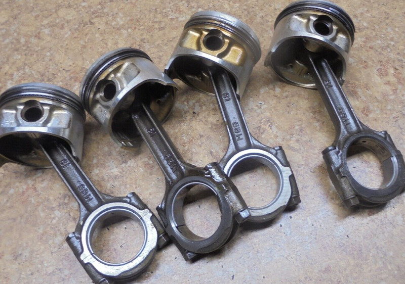 1986 Honda Goldwing GL1200 GL 1200 I Engine Piston Connecting Rods Motor GL1200I