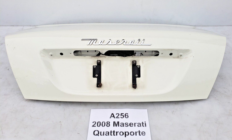 ✅ 03-12 OEM Maserati Quattroporte M139 Rear Trunk Lid Panel Shell White NOTE*