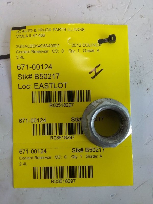 Coolant Reservoir Fits 10-17 EQUINOX 3518297