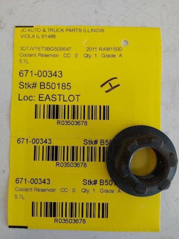 Coolant Reservoir Classic Style 5 Lug Wheel Fits 09-23 DODGE 1500 PICKUP 3503678