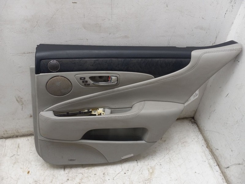 08 LEXUS LS460 REAR PASSENGER RIGHT DOOR PANEL WITH MEMORY GRY-LA10