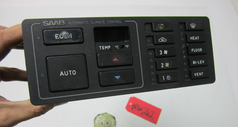 SAAB 9000 AC HEATER HEAT AUTO TEMPERATURE CONTROL UNIT DASH SWITCH 9628397 A/C