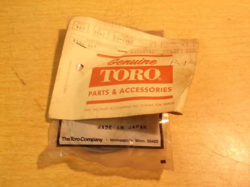 NEW Lawn Mower Part Toro 53-0300 Ring Set *FREE SHIPPING*