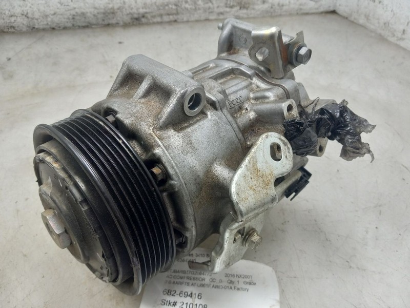 15 16 17 LEXUS NX200T AC COMPRESSOR FACTORY 2.0L