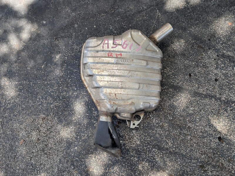 Right Exhaust Muffler 2018 Audi A6 4G0253612AA 2016 2017