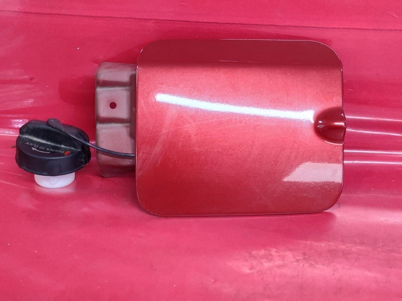 2007 2008 Dodge Charger Fuel Filler Door Lid w/ Cap PRH: Inferno Red Crystal