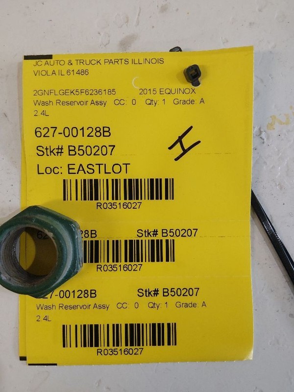 Wash Reservoir Flexible Neck Fits 10-17 EQUINOX 3516027