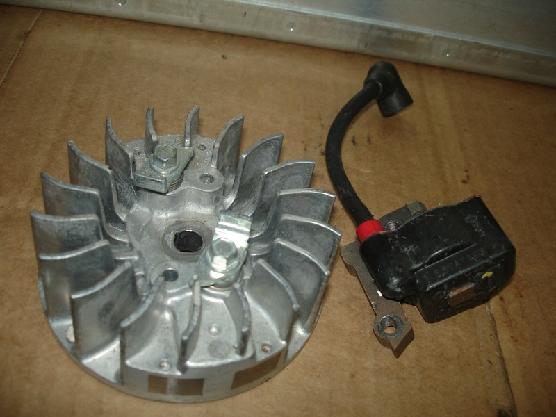 Strikemaster Lazer Mag Xpress coil and flywheel ice auger part bin 510