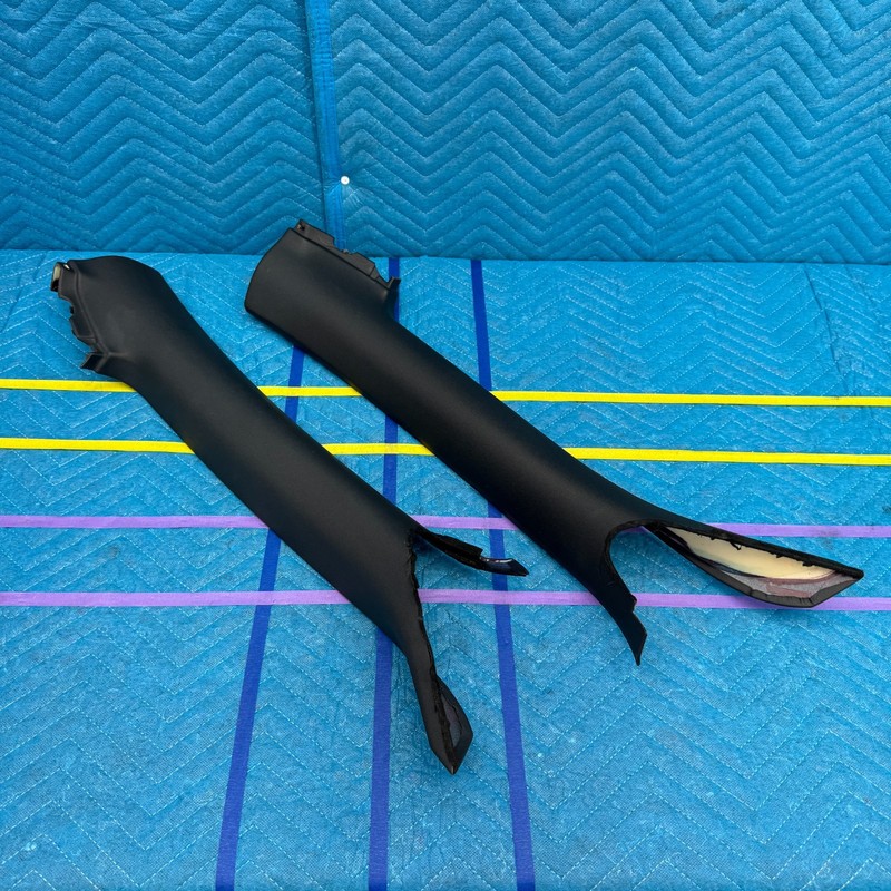2007–2014 Audi TT Roadster Front Driver Passenger A Pillar Trim Covers Set OEM