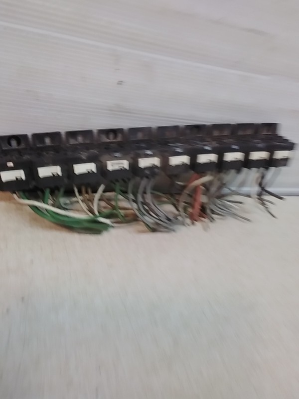 Lot Of 10 Tyco VCF4-1002 Relay Socket Rail