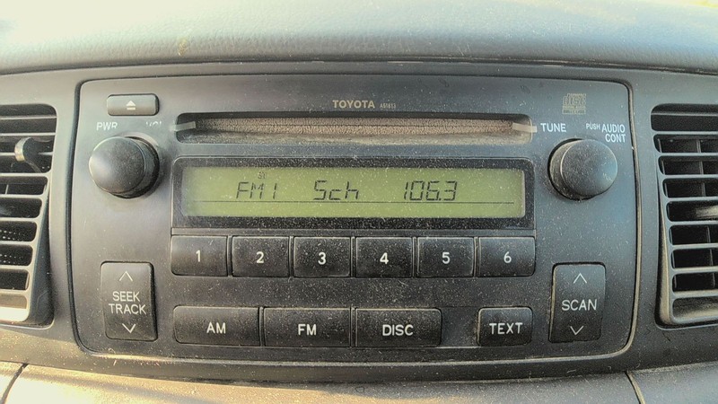 Audio & Visual Equip.(radio) TOYOTA COROLLA 04 05 06 07 08