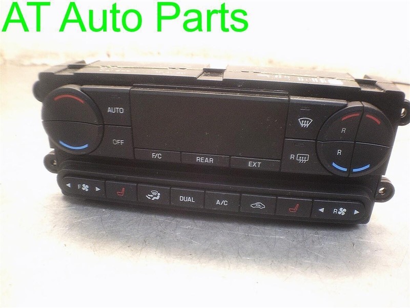 05-07 FORD FREESTYLE AUTO TEMP CONTROL W/REAR AIR W/HEATED SEAT OEM 6F9Z-19980-C