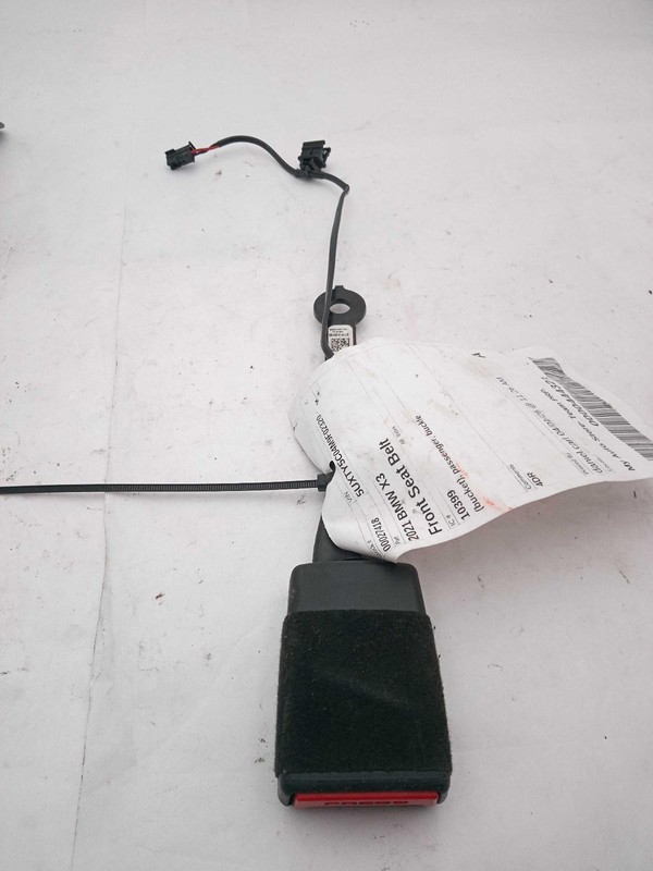 2021 BMW X3 OEM Black Seat Belt, Used, 97K Miles, Genuine Part #72117414301