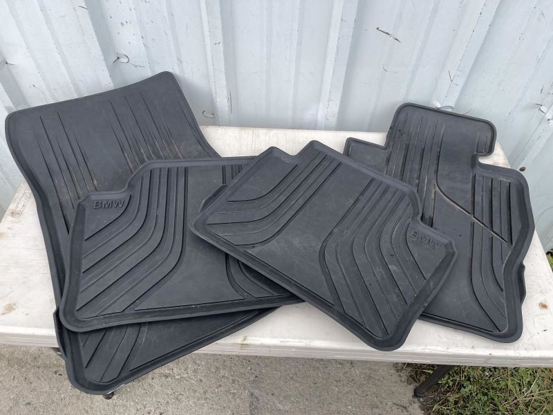 2015 BMW 328i ALL WEATHER FLOOR MATTS SET OF 4 BLACK 58966