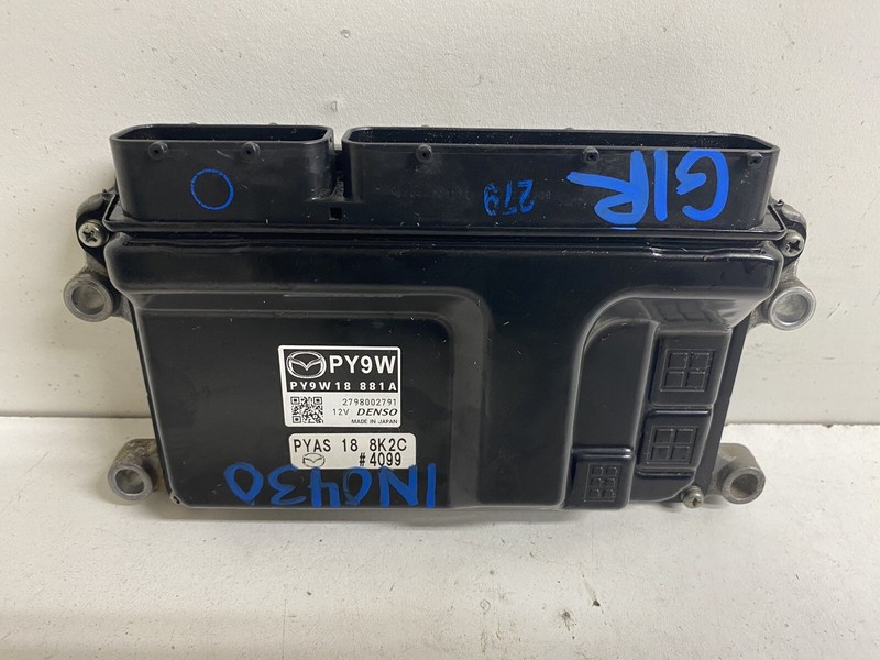 2017-2018 Mazda 3 py9w 18 881 a Auto Engine Computer Module Ecu Ecm Pcu Pcm