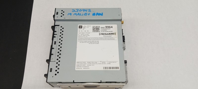 19-'21 CHEVROLET MALIBU Radio Receiver Head Unit Assembly OEM 1 Year Warranty!