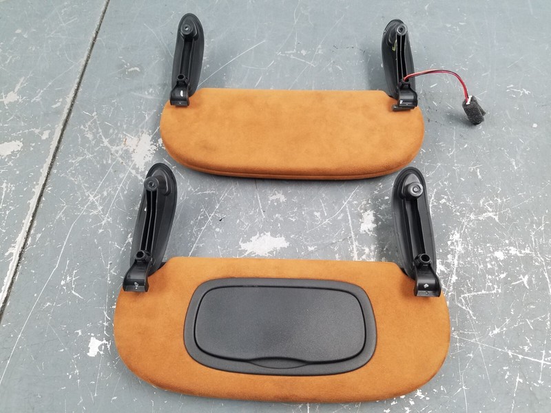 2014 Dodge Viper GTS Gen 5 Tan Leather Sun Visors #0155 L6