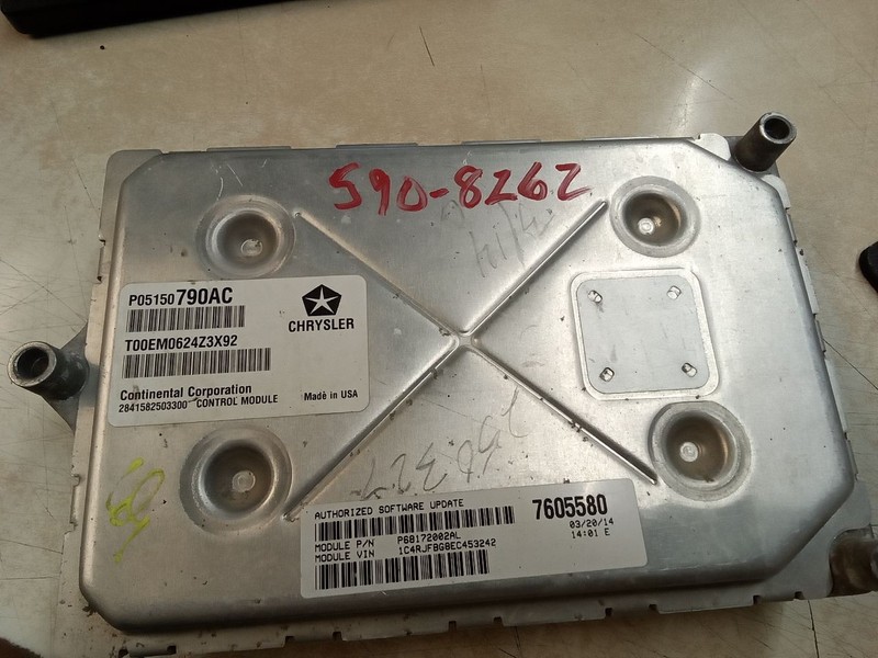 Engine ECM Electronic Control Module 3.6L Fits 14 DODGE 1500 PICKUP 581499