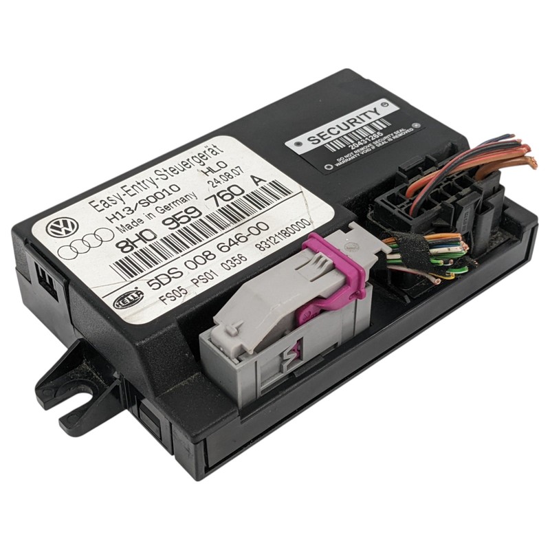 02-09 Audi A4 S4 RS4 Convertible Memory Seat Control Module (8H0 959 760) OEM