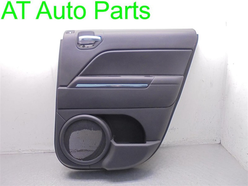 08-14 JEEP PATRIOT REAR PASSENGER RIGHT DOOR PANEL TRIM INTERIOR BLACK OEM