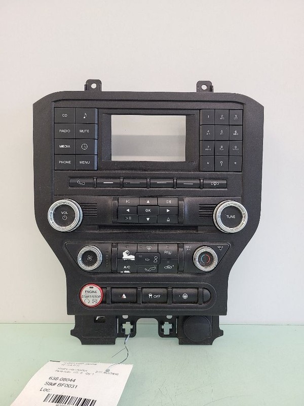 Audio Equipment Radio Control Panel Base V6 Fits 15-16 MUSTANG 590352
