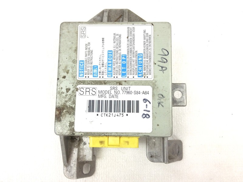 98-99 Accord SRS Unit Control Module Computer Brain Box 77960-S84-A84 Used OEM